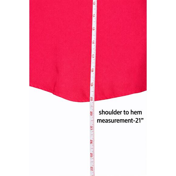 Banana Republic Hot Pink Scoop Neck Blouse – Size Medium Flowy - Picture 7 of 7